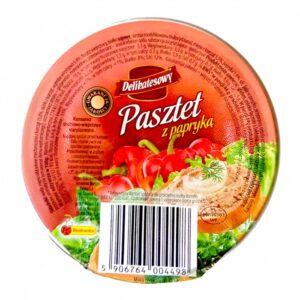 Паштет курячий Delikatesowy Pasztet z papryka 130г з солодкою паприкою