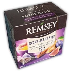 Чай в пірамідках Remsey Rozgrzej Się 20 пакетів слива-імбир-кориця
