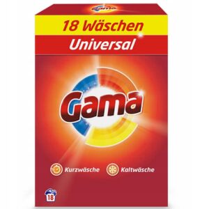 Пральний порошок універсальний Gama 1.17кг на 18 прань (8/ящ)