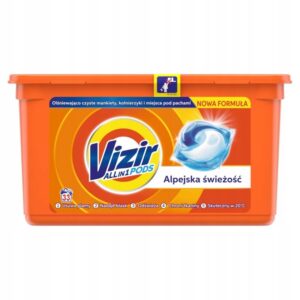Капсули для прання Vizir Alpejska Świeżość 33шт (3/ящ) 8001841975023