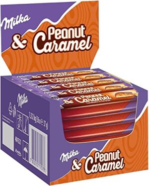 Шоколадний батончик Milka Peanut Carael 37г (36/ящ)