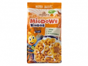Мюслі Crownfield Honey Hoops 250г (25/ящ)