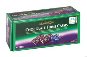 Шоколадні цукерки з чорною смородиною Maitre Truffout Mints 200г