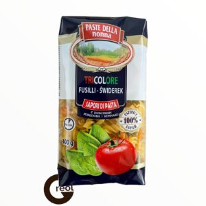 Кольорові макарони Pasta Della nonna Fusilli 400г