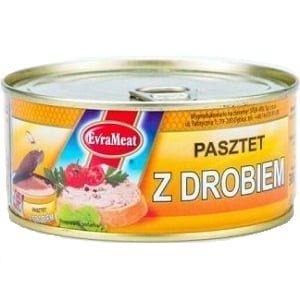 Паштет курячий Evrafish z Drobiem 400г (6/ящ)