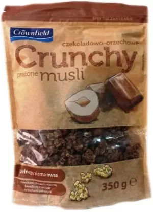 Кранчі Crownfield Crunchy 350г з горіхами та шоколадом