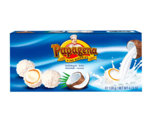 Цукерки Papagena 120г з кокосом (18/ящ)