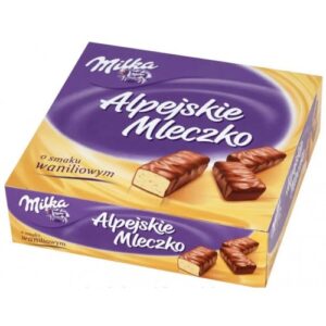Цукерки пташине молоко Milka 330г з ванільним смаком (16/ящ)