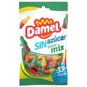 Жувальні цукерки без цукру Damel Sourmix 100г (18/ящ)