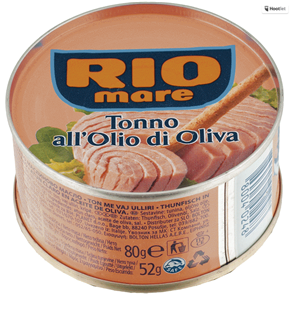 Тунець кусковий в оливковій олії Rio 80г (9/ящ)