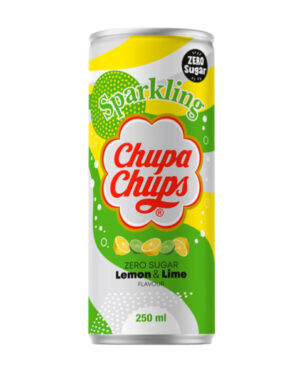 Напій газований Chupa Chups Lemon&Lime 250мл лимон-лайм