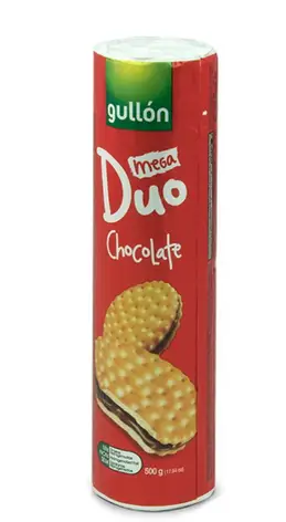 Печиво Gullon Duo Chocolate 500г (червоне )