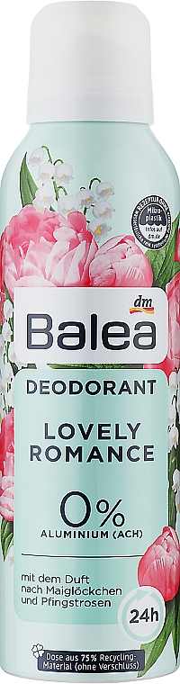 Дезодорант жіночий Balea Lovely Romance 200мл (15/ящ)