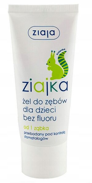 Дитяча зубна паста Ziaja bez Fluory 50мл (12/ящ) 5901887008392