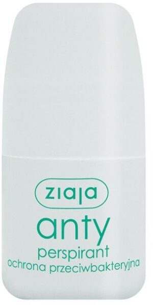 Жіночий роликовий антипреспірант в кремі Ziaja Anty  60мл антибактеріальний