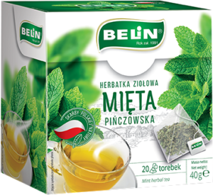 Чай в піраміках Belin Mieta з м'ятою 20 пакетів