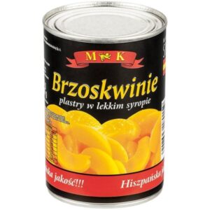 Персики консервовані MK Brzoskwinie 420г (12/ящ)