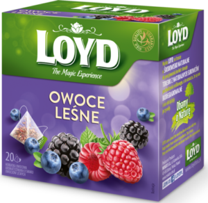 Чай в пірамідках Loyd Owoce Leśne лісові ягоди 20 пакетів