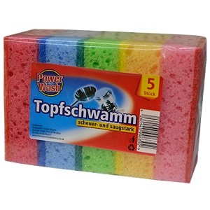 Губка для посуди Power Wash 5шт (20/ящ) 4260145996392