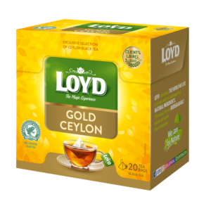 Чай чорний в пірамідках Loyd Ceylon Gold 20 пакетів