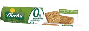 Печиво без цукру Florbu desayuno integrale 160г