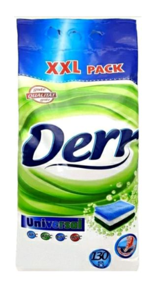 Пральний порошок універсальний Derr 8.45кг на 130 прань