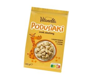 Сухий сніданок Vitanella Podusiaki 325г з ванільною начинкою