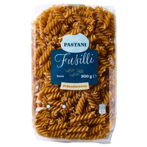Макарони цільнозернові Pastani Fusilli Pielnoziarnisty 500г