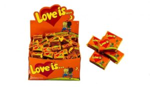 Жуйка Love Is 100шт Апельсин-ананас