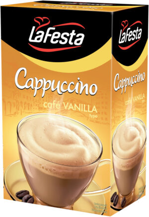 Капучіно в стіках LaFesta cafe Vanilla 10*12.5г=125г ванільне