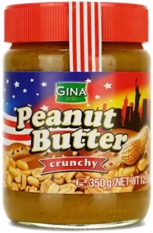 Арасісова паста Gina crunchy 350г червона (12/ящ)