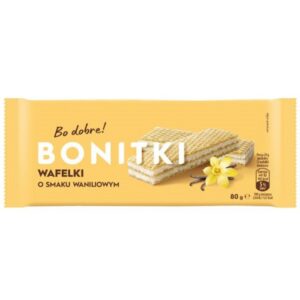 Вафлі Bonitki Wafelki 80г з ваніллю