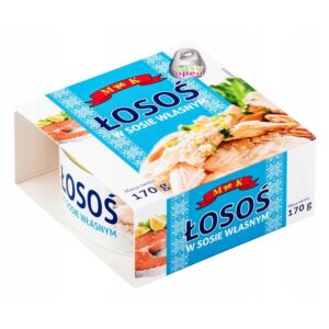 Лосось кусковий у власному соці MK Losos 170г (14/ящ)