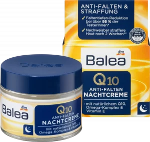 Нічний крем проти зморшок Balea Q10 Anti Falten Nachtcreme 50мл