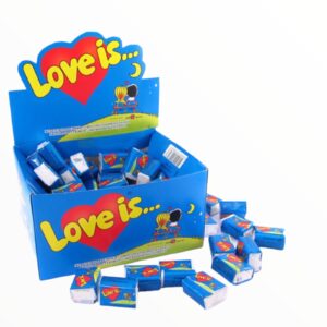 Жуйка Love Is 100шт Полуниця-банан