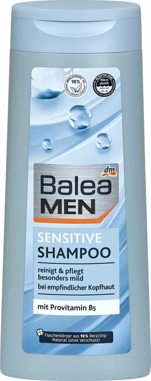 Чоловічий шампунь для чутливої шкіри Balea Sensetive 300мл (20/ящ) 4066447091762