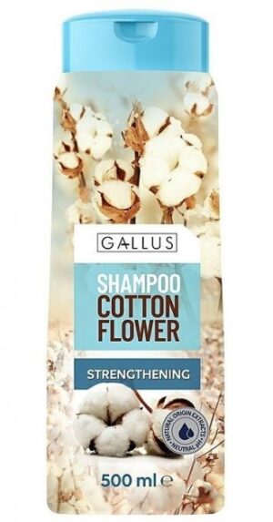 Шампунь для волосся Gallus Cotton Flower 500мл з цвітом бавовни
