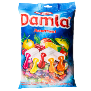 Жувальні цукерки з фруктовою начинкою Damla 1кг