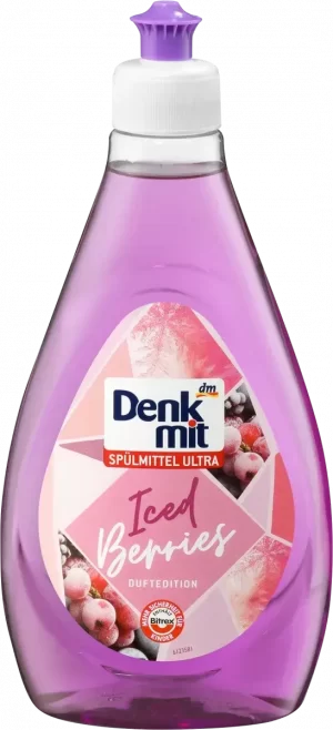Концентрований засіб для миття посуди Denkmit Spullmittel Iced Berries 500мл (12/ящ)