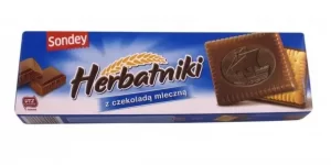 Печиво Sonday Herbatniki 125 г з молочним шоколадом