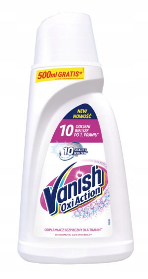 Засіб проти плям для білого Vanish White 1л (12/ящ)