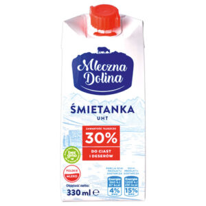 Вершки Mleczna Dolina Śmietanka 30% 330мл