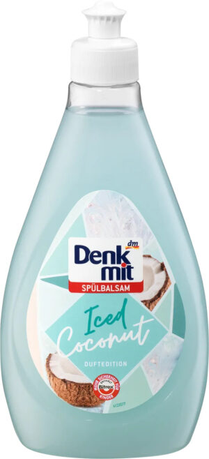 Концентрований засіб для миття посуди Denkmit Spullmittel Iced Coconut 500мл (12/ящ)
