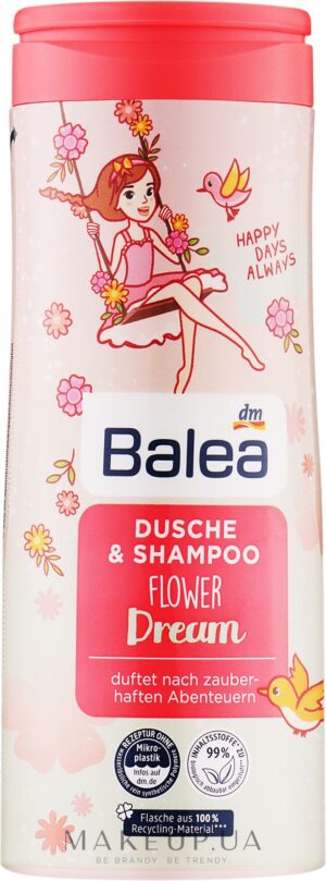 Дитячий шампунь-гель для душу Balea Flower Dream 300мл (16/ящ)