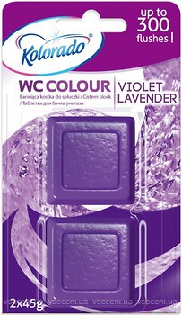 Таблетки в бачок Kolorado WC Colour A2 Lavander 2*45г