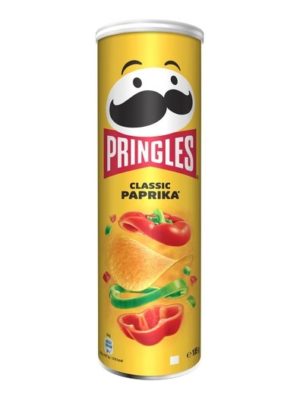 Чіпси Pringles Sour Classic Paprika 165г  паприка(жовта)