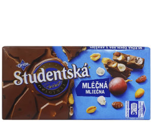 Шоколад молочний Studentska Pecet 180г