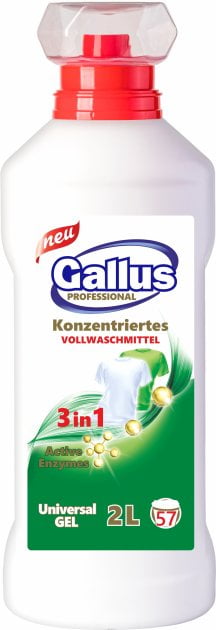 Гель для прання універсальний Gallus universal gel 2л на 57 прань (6/ящ)