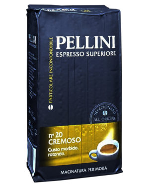 Кава мелена Pellini n.20 Cremosso, 250г (20/ящ)