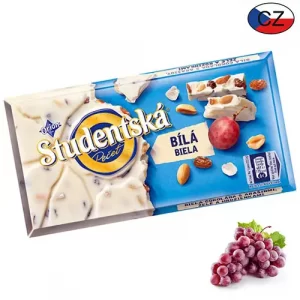 Шоколад білий Studentska Pecet 170г